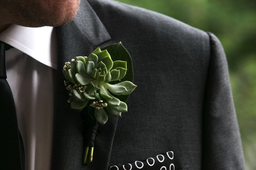 Succulent Boutonniere